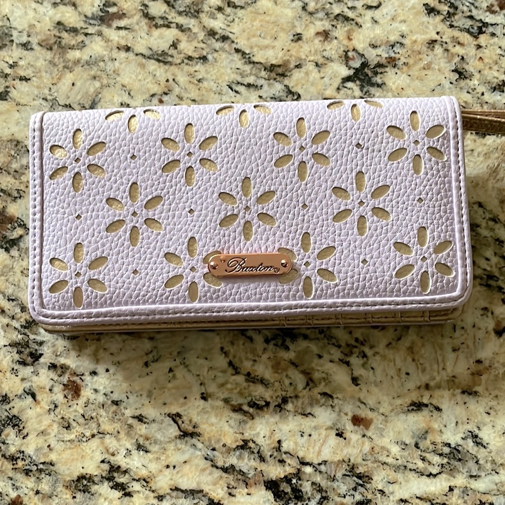 NWOT BUXTON Floral Wallet/Wristlet/clutch with arm band - Picture 8 of 15